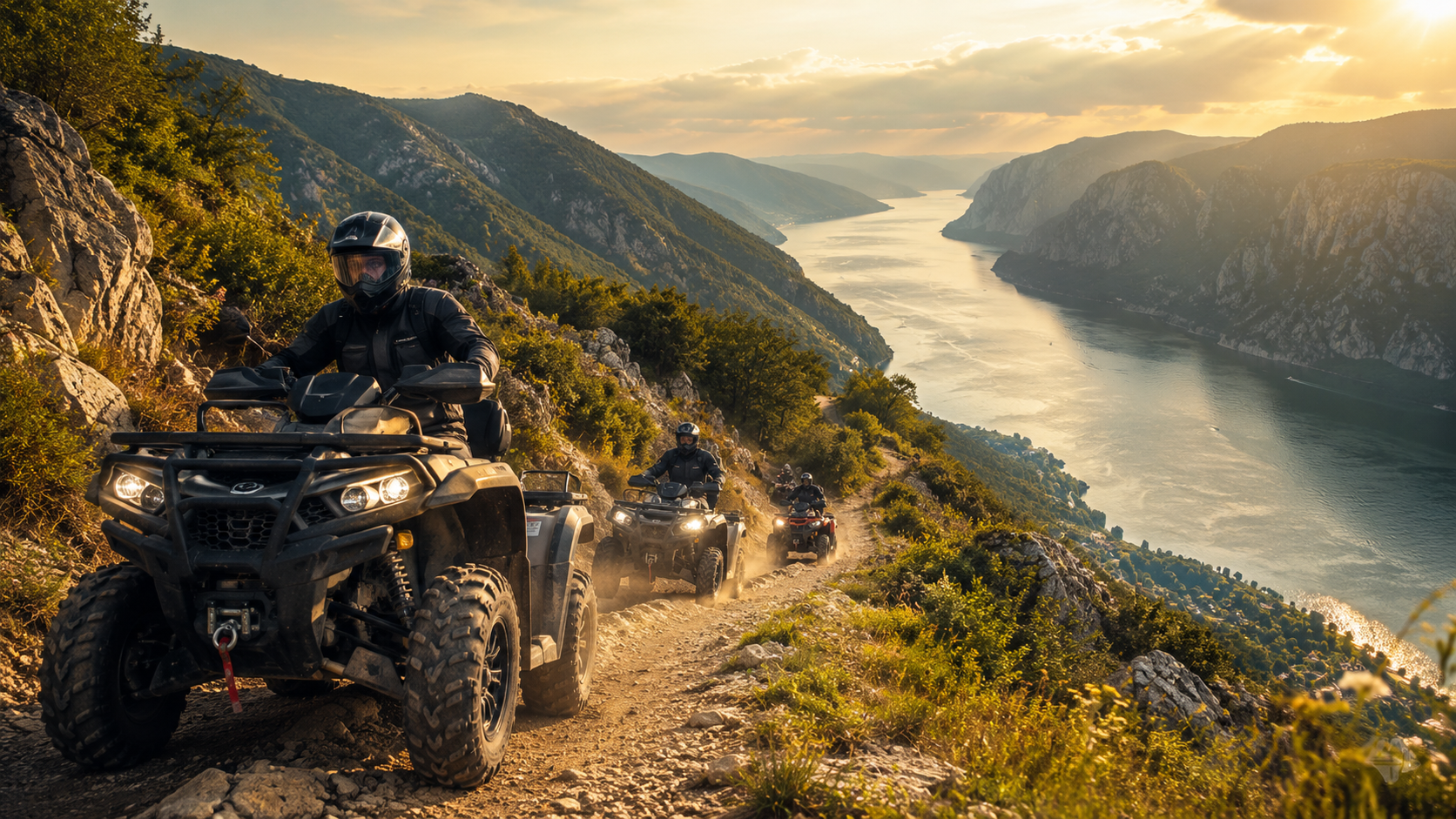 Plimbare cu ATV-urile — Cazanele Dunării